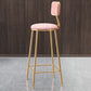 Glam Round Indoor Counter Stool Footrest Low Back Counter-height Stool Clearhalo 'Bar Furniture' 'Bar Stools' 'bar_stools' 'furn' 'furn_bar_stools' 'Furniture' 'Kitchen & Dining Furniture' 1200x1200_7eb12433-2693-4e76-8f2b-e10bc41a11fc