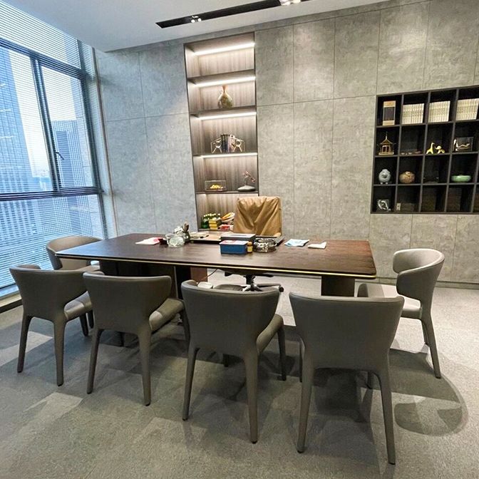 Designer Style Leather Arm Chair Matte Finish Wingback Single Dining Chair Clearhalo ' kitchen&dining_furn' 'Dining Chairs' 'Dining Tables & Seating' 'dining_chair' 'furn' 'furn_dining_chair' 'Furniture' 'furniture_dining_chair' 'Kitchen & Dining Furniture' 'kitchen' 1200x1200_7eb2b93c-4212-4bd2-9c55-b369ce81cf01