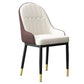 Modern Dining Arm Chair Leather Solid Back Side Chairs with Metal Legs Clearhalo ' kitchen&dining_furn' 'Dining Chairs' 'Dining Tables & Seating' 'dining_chair' 'furn' 'furn_dining_chair' 'Furniture' 'furniture_dining_chair' 'Kitchen & Dining Furniture' 'kitchen' 1200x1200_7eb42db5-1ac5-4dca-8828-b0c69b11f8cd
