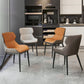 Contemporary Side Chair Leather Upholstered Dining Chair for Kitchen