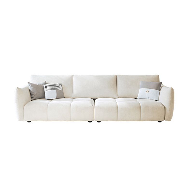 Velvet Living Room Square Arm Standard Cushions Contemporary Seating Clearhalo 'furn' 'furn_sofas' 'Furniture' 'furniture_sofas' 'kitchen' 'kitchen_sofas' 'Living Room Furniture' 'Sofa' 'sofas' 1200x1200_7eb5f293-3b6f-421d-ace9-4a09ccad62d4
