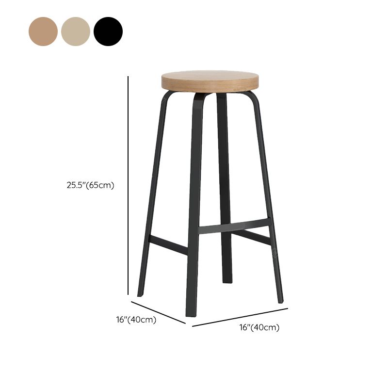 Tabourets de comptoir empilables modernes tabourets de bar sans dos pour restaurant