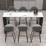 Tavolo da bar rettangolare altezza da bar tavolo da pub moderno per interno e rottura