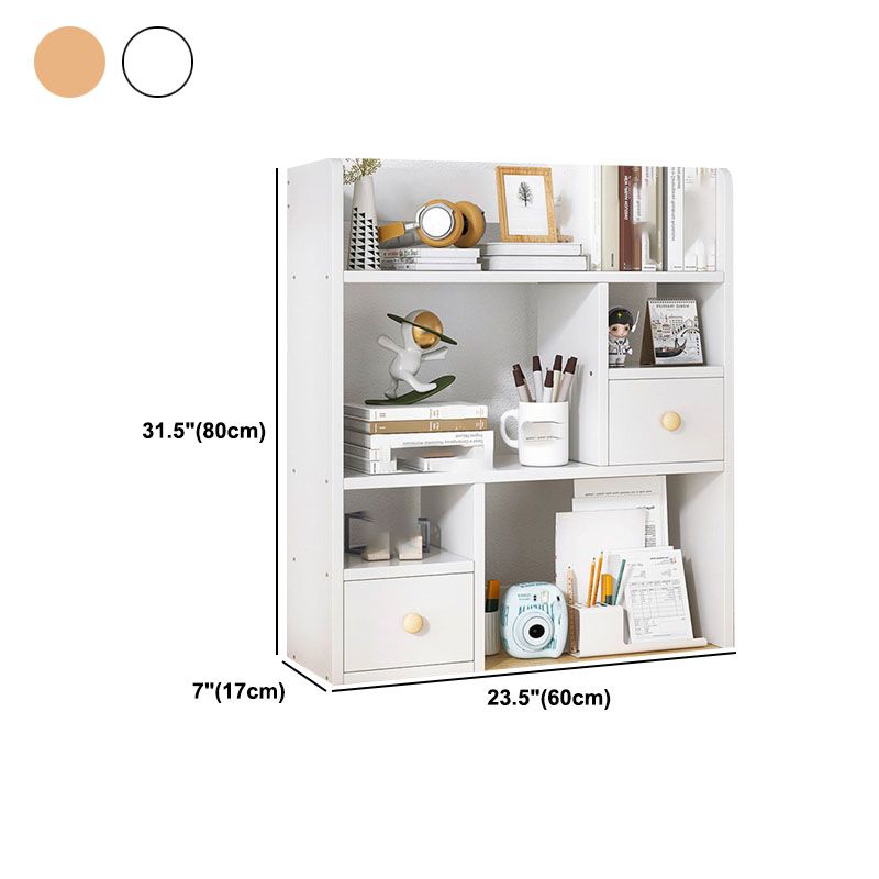 Modern Style Bookcase Open Back Horizontal Shelf Bookcase for Home Office Clearhalo 'Bookcases' 'Furniture' 'furniture_bookcases' 'kitchen' 'kitchen_bookcases' 'Living Room Furniture' 'Office Furniture' 1200x1200_7eb6b0ed-3772-487b-9f32-273c19058167