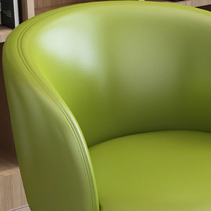 Contemporary Home Leather Arm Chair Solid Back Matte Finish Dining Chair Clearhalo ' kitchen&dining_furn' 'Dining Chairs' 'Dining Tables & Seating' 'dining_chair' 'furn' 'furn_dining_chair' 'Furniture' 'furniture_dining_chair' 'Kitchen & Dining Furniture' 'kitchen' 1200x1200_7eb6ffaf-86c5-47b9-abe8-eaade2692758