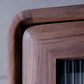 Bibliothèque d'intérieur de style moderne, bibliothèque standard en bois massif avec étagères