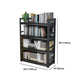 Metal Open Etagere Bookshelf Black Industrial Vertical Bookshelf for Home Clearhalo 'Bookcases' 'furn' 'furn_bookcases' 'Furniture' 'furniture_bookcases' 'kitchen' 'kitchen_bookcases' 'Living Room Furniture' 'Office Furniture' 1200x1200_7eb90362-0564-4433-aca6-f8fd1a9e7a90