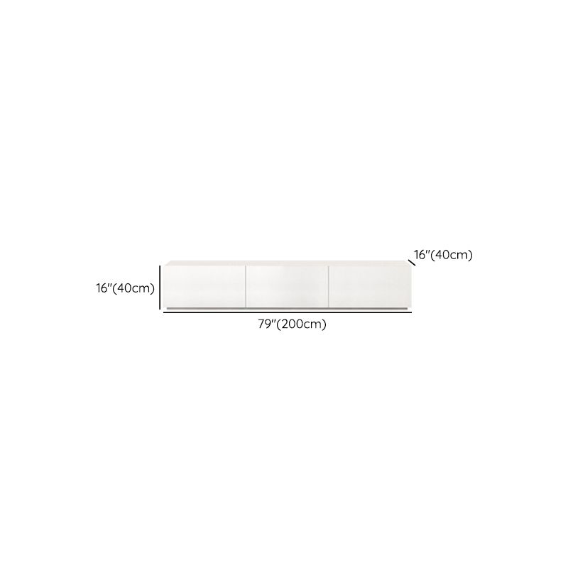 Faux Wood TV Console Contemporary White 2 / 4 Drawers Media Console Clearhalo 'furn' 'furn_tv_stands_entertainment_centers' 'Furniture' 'Living Room Furniture' 'TV Stands & Entertainment Centers' 'TV Stands & Media Storage Furniture' 'tv_stands_entertainment_centers' 1200x1200_7eb97084-94c4-42c6-a92f-d52476b4f51e