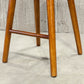 Tabouret de salle à manger en bois massif contemporain tabouret de bar sans repose-pied avec repose-pied