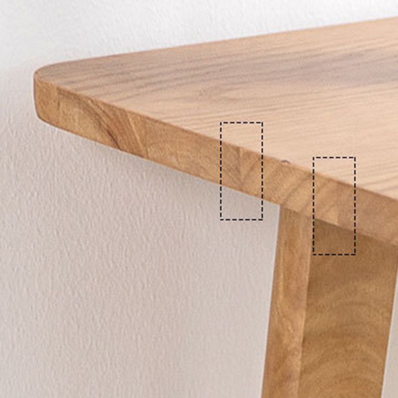 Moderner Bistro-Bartisch, rechteckiger Massivholz-Bartisch für Zuhause