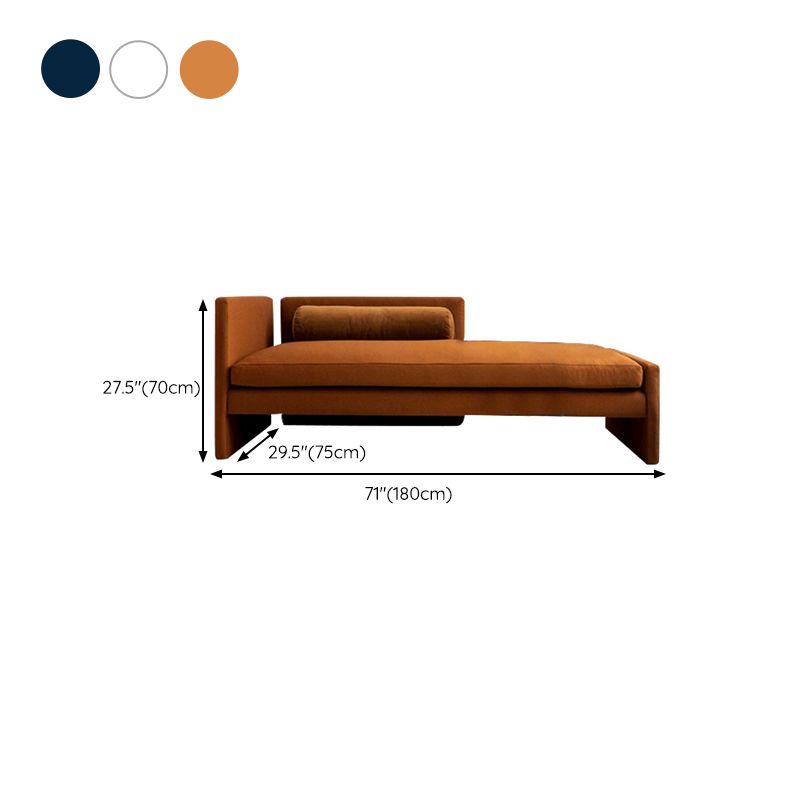 Modern Style Velvet Lounge Chair for Living Room and Bedroom Clearhalo 'Chairs & Seating' 'Chaise Lounge' 'chaise_lounge' 'furn' 'furn_chaise_lounge' 'Furniture' 'Living Room Furniture' 1200x1200_7ebd3485-a343-4245-81e5-2704e2a909fe