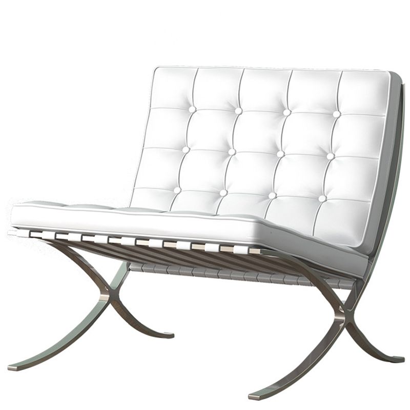 Armless Tufted Cushions Chair 29.5"L x 31.5"W x 31.5" H Chair for Living Room Clearhalo 'Accent Chairs' 'accent_chairs' 'Chairs & Seating' 'furn' 'furn_accent_chairs' 'Furniture' 'furniture_accent_chairs' 'Living Room Furniture' 1200x1200_7ebdf101-f592-4e29-a390-cb7d8086a4a8