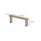 Mesa moderna de altura de barra, mesa de Pub Bistro con tapa de madera maciza para sala de estar