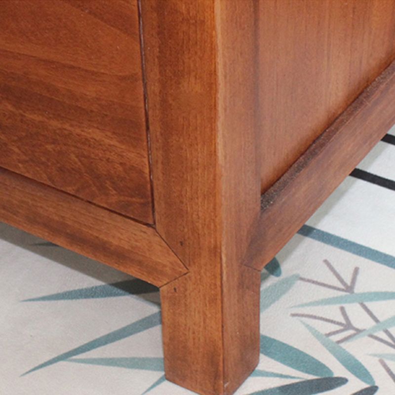 Tradizionale combo in stile combinato in legno massiccio verticale casse di stoccaggio con 3 cassetti