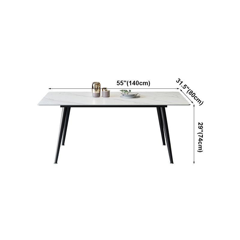 Rectangle Dining Site Table Simplicity Style Dining Room Collection with 4-foot Clearhalo ' dining_table' 'Dining Tables & Seating' 'Dining Tables' 'furn' 'furn_dining_table' 'Furniture' 'furniture_dining_table' 'Kitchen & Dining Furniture' 'kitchen&dining_furn' 'kitchen' 'kitchen_dining_table' 1200x1200_7ebf1d68-6afe-4ff2-8daa-963598e0e184