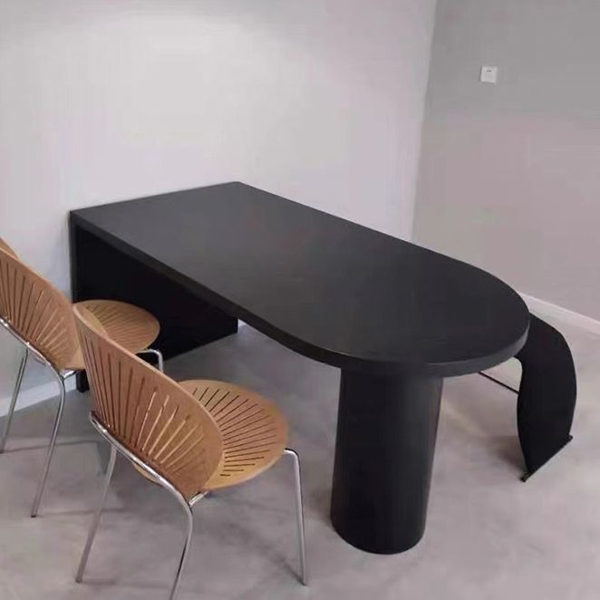 Free Form Pine Wood Table for Restaurant Modern Wood Table with Double Pedestal Base Clearhalo ' dining_table' 'Dining Tables & Seating' 'Dining Tables' 'furn' 'furn_dining_table' 'Furniture' 'furniture_dining_table' 'Kitchen & Dining Furniture' 'kitchen&dining_furn' 'kitchen' 'kitchen_dining_table' 1200x1200_7ec1cea4-6fd3-4d42-b352-1448fbe7bf93