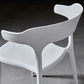 Scandinavian Plastic Dining Arm Chairs Home Open Back Armchairs (Set of 4) Clearhalo ' kitchen&dining_furn' 'Dining Chairs' 'Dining Tables & Seating' 'dining_chair' 'furn' 'furn_dining_chair' 'Furniture' 'furniture_dining_chair' 'Kitchen & Dining Furniture' 'kitchen' 1200x1200_7ec32618-e2d3-4e54-a313-85c2757adcf9