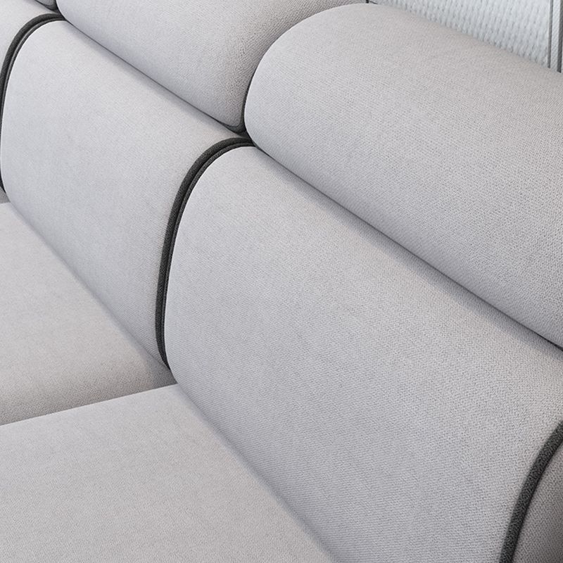 Contemporary L-Shape Sectional with Storage and USB for Apartment Clearhalo 'furn' 'furn_sectionals' 'Furniture' 'furniture_sectionals' 'kitchen' 'kitchen_sectionals' 'Living Room Furniture' 'Sectionals' 1200x1200_7ec4667f-2773-45cc-b430-c2696797394f