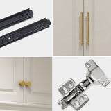 Armadio in legno in stile moderno colore bianco morbido armadio del cassetto vicino