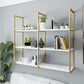 Estantería de Etagere con estanterías montadas en la pared estantería de metal para la oficina en casa