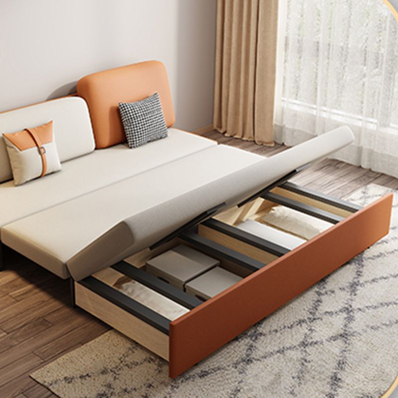 32"W Scandinavian Sofa Bed Pillow Included Cushion Back Sleeper Sofa Clearhalo 'furn' 'furn_futons' 'Furniture' 'Futons & Daybeds' 'Futons' 'Living Room Furniture' 1200x1200_7ec71030-e914-4abc-87b7-b5300fbd6db7