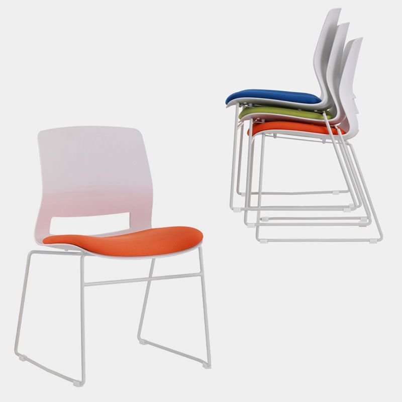 Moderner 31,89-Zoll-Arbeitsstuhl Ergonomischer Bürostuhl ohne Armlehnen