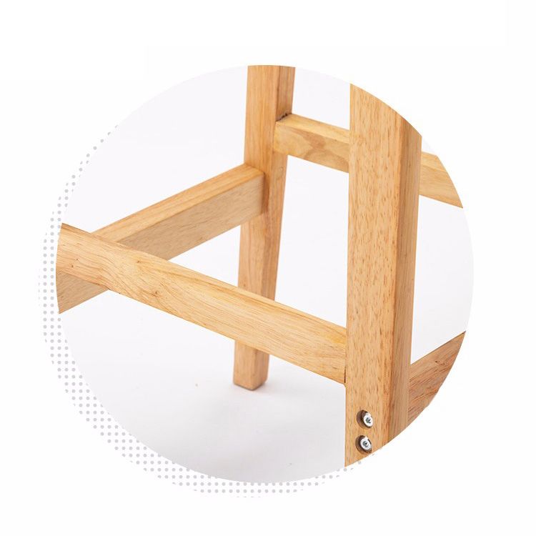 Scandinavian Milk Tea Shop Rubberwood Stool Matte Finish Upholstered Bar Stools Clearhalo 'Bar Furniture' 'Bar Stools' 'bar_stools' 'furn' 'furn_bar_stools' 'Furniture' 'furniture_bar_stools' 'Kitchen & Dining Furniture' 1200x1200_7ec9005d-36cd-4cac-8b94-9a802fbaccb8