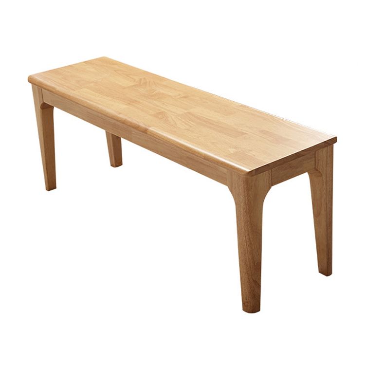 17.7"H Modern Entryway and Bedroom Bench Solid Wood Rubberwood Bench Clearhalo 'Benches' 'Chairs & Seating' 'furn' 'furn_benches' 'Furniture' 'Living Room Furniture' 1200x1200_7eca44b0-f241-4cc3-b246-8a803374e69b