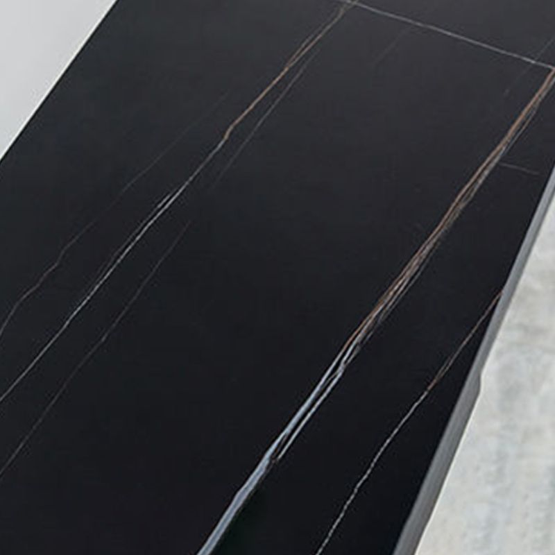 Contemporary Style Dining Sintered Stone Table Rectangle Bar Counter Table for Home Clearhalo 'Bar Furniture' 'Bar Tables' 'bar_tables' 'furn' 'furn_bar_tables' 'Furniture' 'furniture_bar_tables' 'Kitchen & Dining Furniture' 1200x1200_7ecc1a31-d729-400c-81ab-2776a55593fb