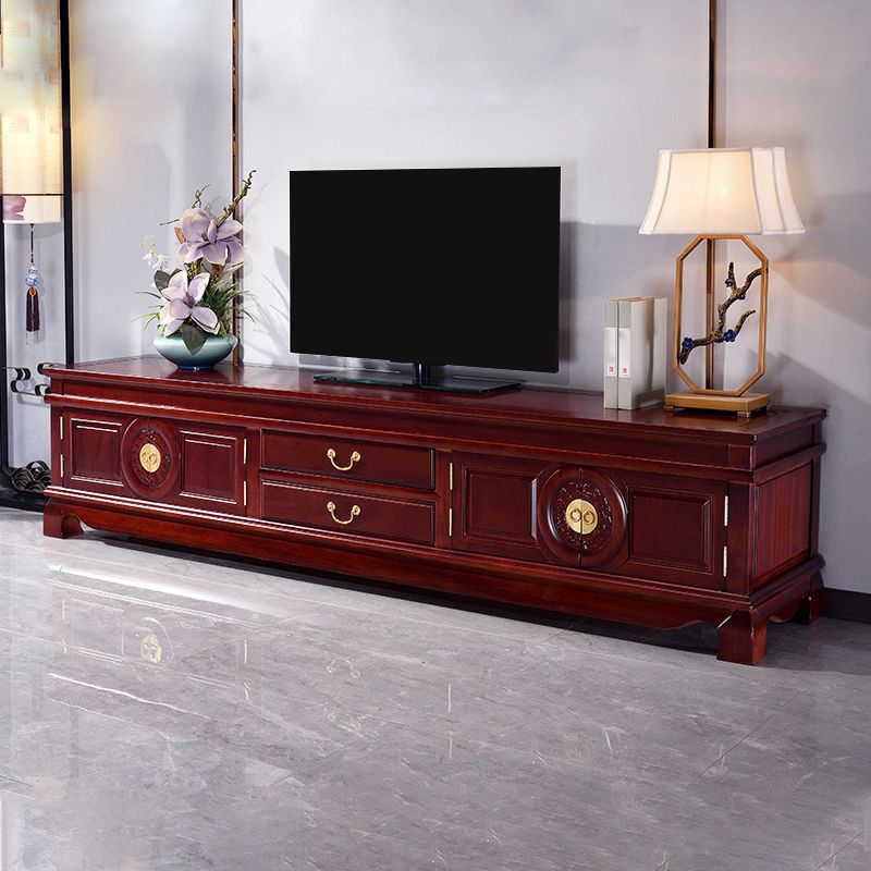 Wooden TV Cabinet Classical Storage TV Stand for Living Room Clearhalo 'furn' 'furn_tv_stands_entertainment_centers' 'Furniture' 'Living Room Furniture' 'TV Stands & Entertainment Centers' 'TV Stands & Media Storage Furniture' 'tv_stands_entertainment_centers' 1200x1200_7ecd40f1-77d3-4270-8200-16767e98ed47