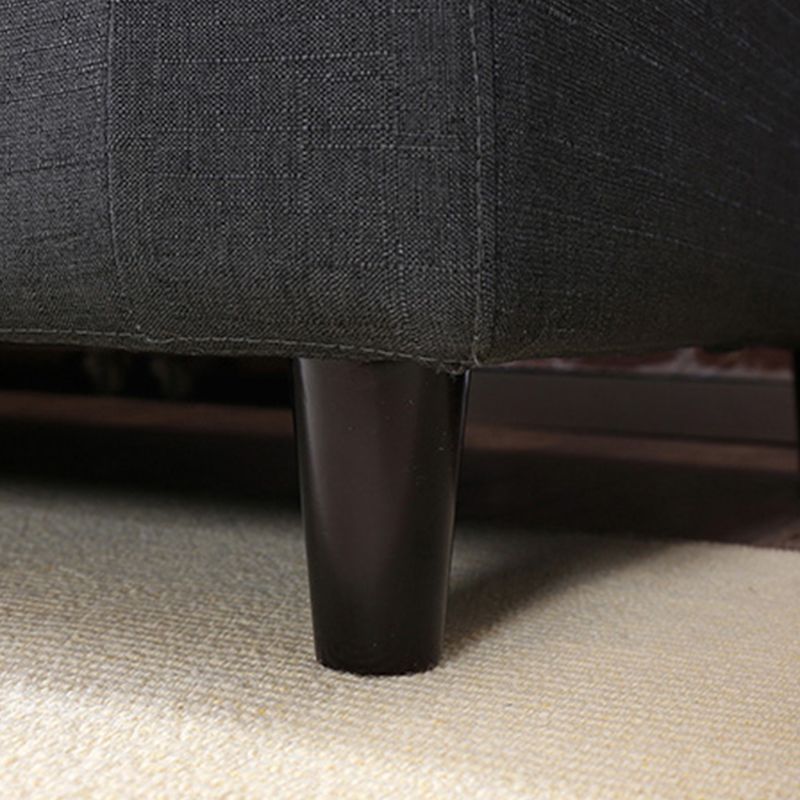 32.67 "wリネンスクエアアームソファ2つの枕と現代標準ソファ