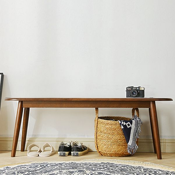 Contemporary Solid Wood Bedroom Bench 15.7" Height Seating Bench with Legs Clearhalo 'Benches' 'Chairs & Seating' 'furn' 'furn_benches' 'Furniture' 'Living Room Furniture' 1200x1200_7ed23ee8-651e-43c6-bc15-cca77c7ac2d1