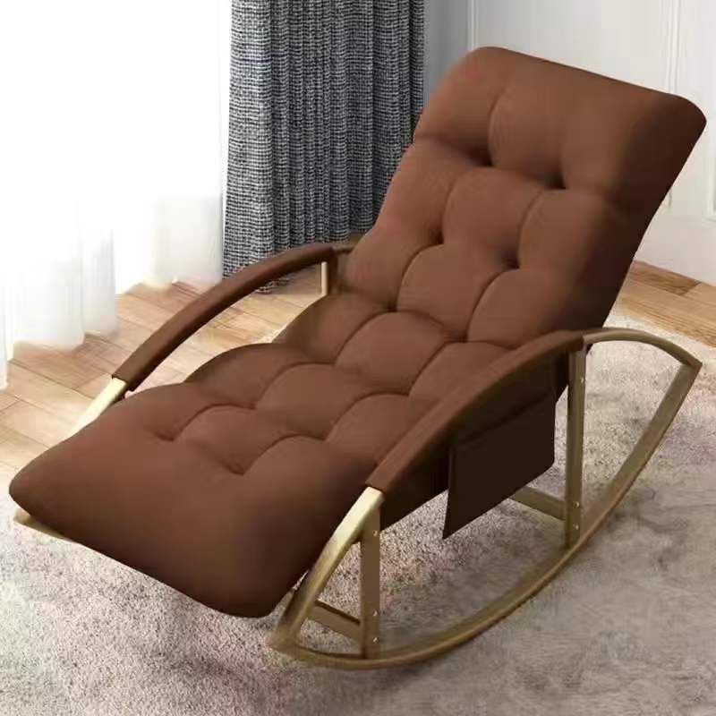 Indoor Single Sofa Rocking Chair Glam Style Rocking Chair with Cushion Clearhalo 'Chairs & Seating' 'furn' 'furn_rocking_chairs' 'Furniture' 'Living Room Furniture' 'Rocking Chairs' 'rocking_chairs' 1200x1200_7ed36300-55a5-4fde-89f5-0d0cfa10d390