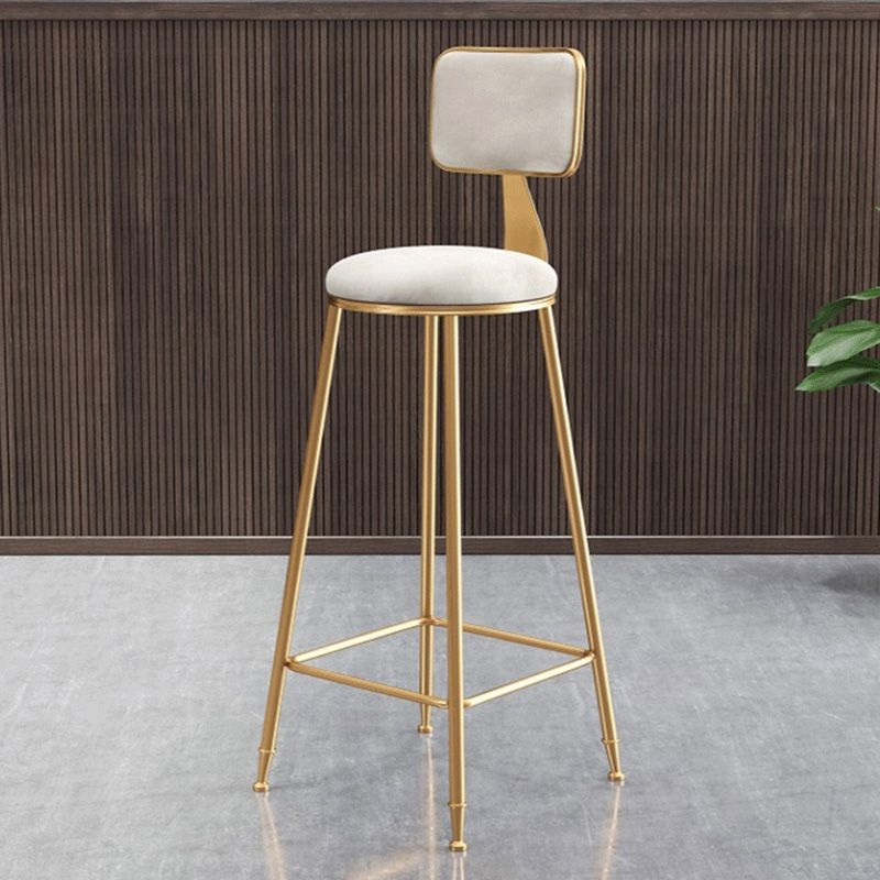 Modern Style Metal Bar Stool with Footrest and Low Back Bistro Lounge Bar Stool Clearhalo 'Bar Furniture' 'Bar Stools' 'bar_stools' 'furn' 'furn_bar_stools' 'furniture_bar_stools' 'Kitchen & Dining Furniture' 'kitchen&dining_furn' 'kitchen' 'kitchen_furn' Furniture' 1200x1200_7ed64915-5421-4f83-84f0-23ce6f744a39