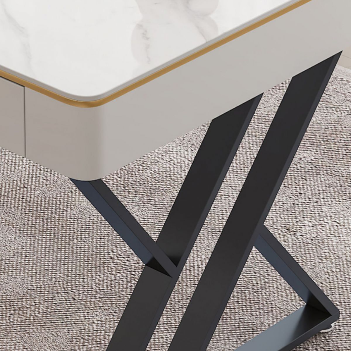 Glam Curved Office Desk Antique Finish Computer Desk with 2 Storage Drawers Clearhalo 'furn' 'furn_office_desk' 'Furniture' 'Office Desks' 'Office Furniture' 'office_desk' 1200x1200_7ed71d32-064a-43e2-8706-c3d75d49dc87