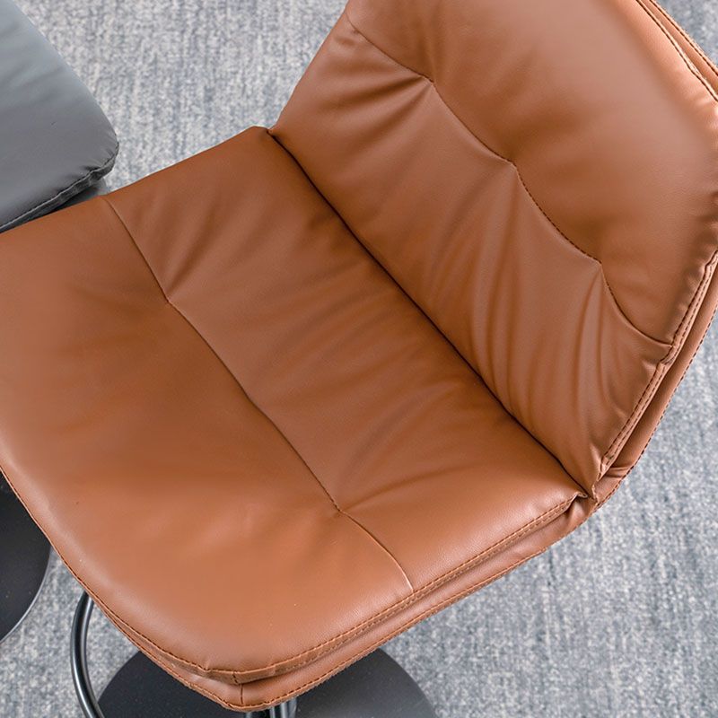 Nordic Steel Adjustable Swivel Barstool Indoor Tall Stool with Leather Seat Clearhalo 'Bar Furniture' 'Bar Stools' 'bar_stools' 'furn' 'furn_bar_stools' 'furniture_bar_stools' 'Kitchen & Dining Furniture' 'kitchen&dining_furn' 'kitchen' 'kitchen_furn' Furniture' 1200x1200_7ed7bd3c-4e1b-49a6-918a-3ecd2f1c8103