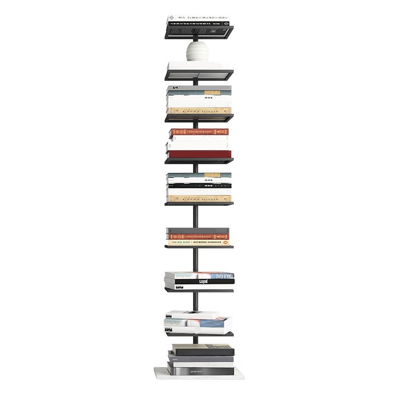 Open Metal Bookcase Modern Rectangular Shelves for Study Room Clearhalo 'Bookcases' 'furn' 'furn_bookcases' 'Furniture' 'furniture_bookcases' 'kitchen' 'kitchen_bookcases' 'Living Room Furniture' 'Office Furniture' 1200x1200_7ed83dfd-f435-4e78-98df-87f1ce9a3269