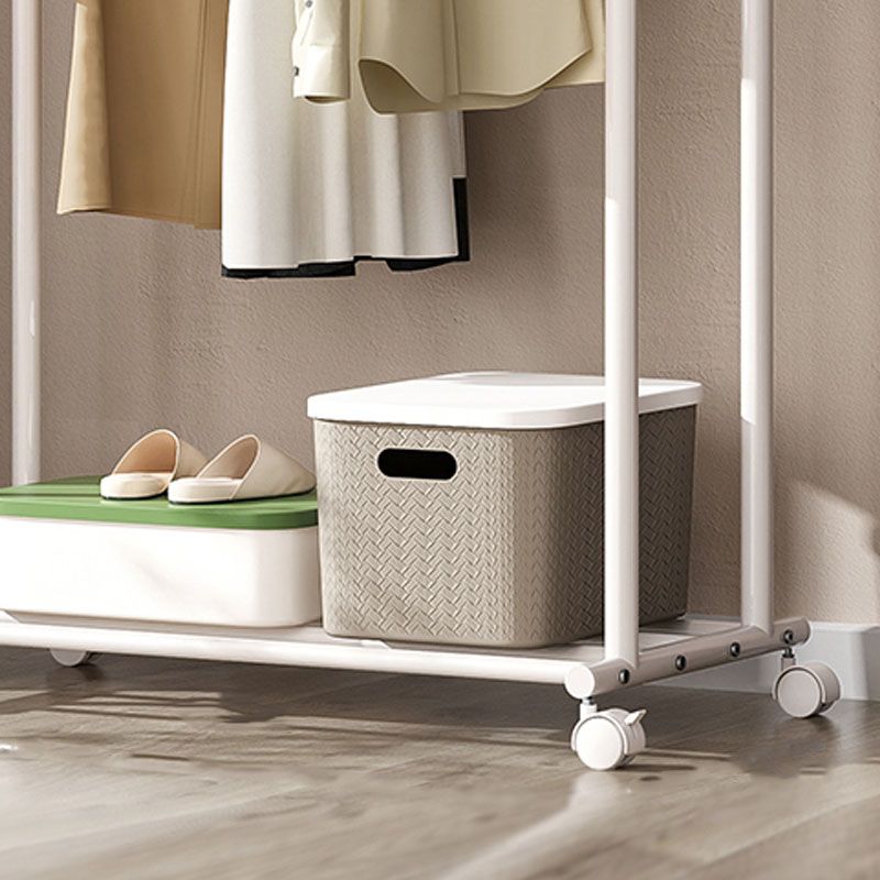 Nordic Hall Stand Stand Hooks and Castors Hall Tree Hanger Sala de dibujo