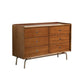 Mid-Century Modern Rectangle Accent Chest Solid Wood Accent Chest