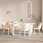 Modern 1/5/6/7 Pieces Furniture Sintered Stone Dining Set in White