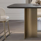 Nordic Glam Sintered Stone Rectangle Table Set 1/4/5/7 Pieces Dining Set Clearhalo 'Dining Room Sets' 'Dining Tables & Seating' 'dining_room_set' 'furn' 'furn_dining_room_set' 'Furniture' 'Kitchen & Dining Furniture' 1200x1200_7edbee21-7cce-4575-95cc-49f9f520b19f