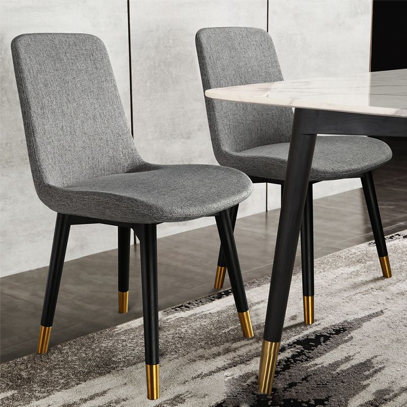 Solid Wood Kitchen Dining Side Chairs Parsons Dining Side Chairs Clearhalo 'Dining Chairs' 'Dining Tables & Seating' 'dining_chair' 'furn' 'furn_dining_chair' 'Furniture' 'Kitchen & Dining Furniture' 1200x1200_7edbfca7-1097-40e2-9632-ebaeb9e200c2
