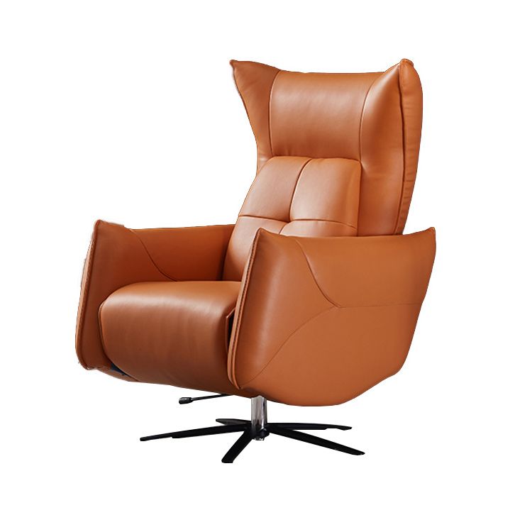 Genuine Leather Standard Recliner Swivel Base Recliner Chair With Legs Clearhalo 'Chairs & Seating' 'furn' 'furn_recliners' 'Furniture' 'Living Room Furniture' 'Recliners' 1200x1200_7edc1b3a-d885-4044-9a60-dff3800119b8
