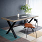 Moderne rechthoek 1/2/3/5 stuks Dinette set indoor trent eettafel in grijs