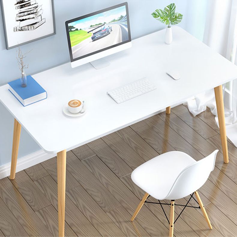 Contemporary Style Writing Desk Dormitory Study Room Office Desk Clearhalo 'Furniture' 'furniture_office_desk' 'Office Desks' 'Office Furniture' 'office_desk' 1200x1200_7edcf470-780c-417f-88d9-72409575f902