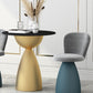 Minimalist Round Shape Sintered Stone Dining Table Standard 27.5 inch Dining Table for Kitchen Clearhalo ' dining_table' 'Dining Tables & Seating' 'Dining Tables' 'furn' 'furn_dining_table' 'Furniture' 'furniture_dining_table' 'Kitchen & Dining Furniture' 'kitchen&dining_furn' 'kitchen' 'kitchen_dining_table' 1200x1200_7ee00828-ecfd-45f3-a139-807b6a11dda3