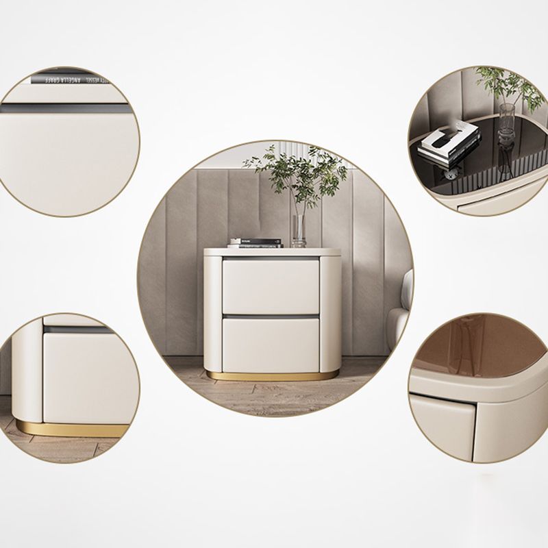 Contemporary Accent Table Nightstand Drawer Storage Antique Finish Bed Nightstand Clearhalo 'Bedroom Furniture' 'furn' 'furn_night_stand' 'Furniture' 'night_stand' 'Nightstands' 1200x1200_7ee1253e-bda1-4b8a-91fc-3fc5f813c0a6