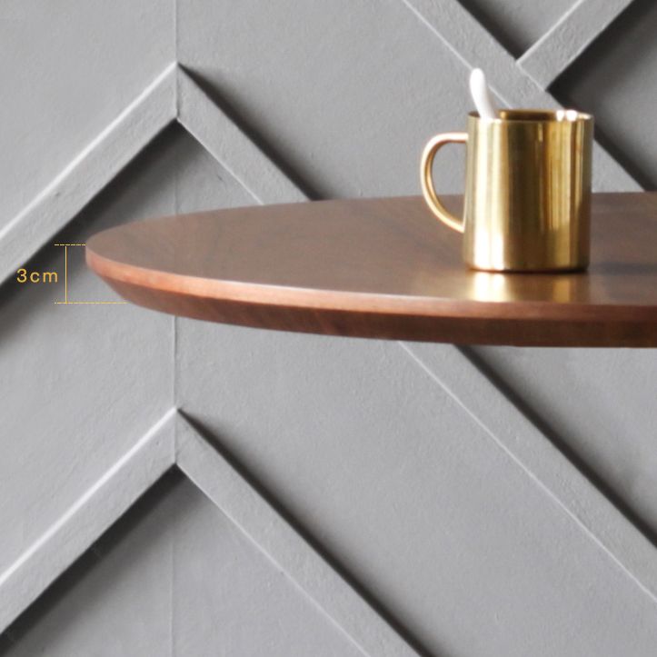 Tavolo da bar industriale in legno massello Tavolo da pranzo rotondo per cucina soggiorno