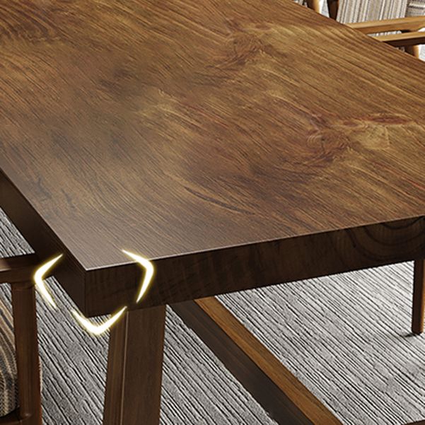 Pine Contemporary Office Desk rechthoekig massief hout schrijfbureau