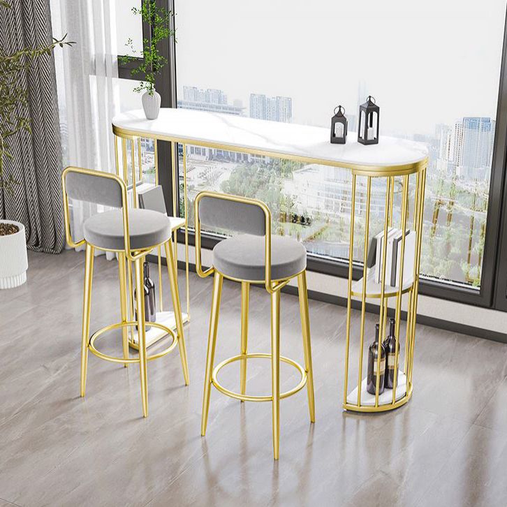 Modern Style Bar Table Oval Stone Storage Bar Table for Living Room Clearhalo 'Bar Furniture' 'Bar Tables' 'bar_tables' 'furn' 'furn_bar_tables' 'Furniture' 'Kitchen & Dining Furniture' 1200x1200_7eeda60e-f7e9-4fc3-91e5-d7edd0f69831